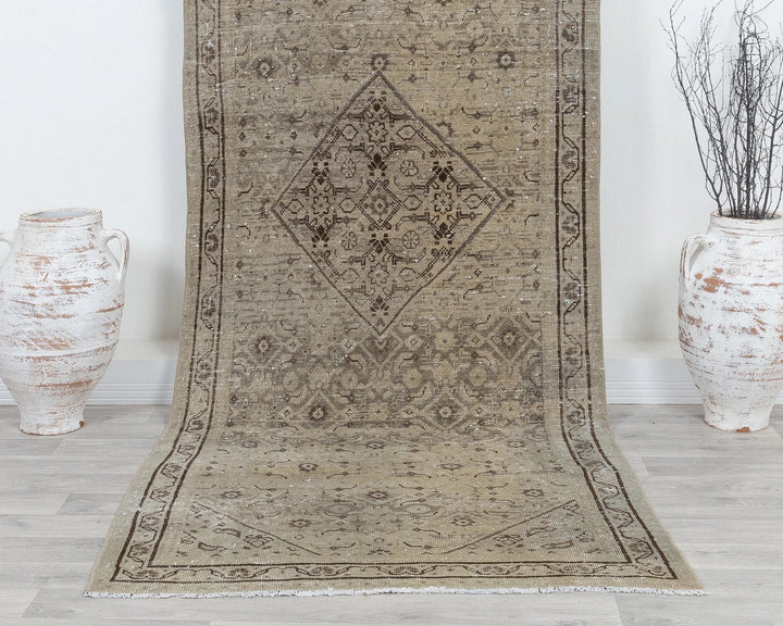 Multicolor Turkish Oushak Rug 3' 7" x 9' 10" Hand-Knotted | No. VR43930