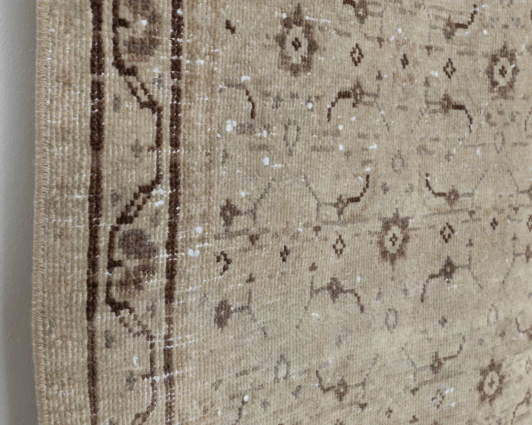 Multicolor Turkish Oushak Rug 3' 7" x 9' 10" Hand-Knotted | No. VR43930