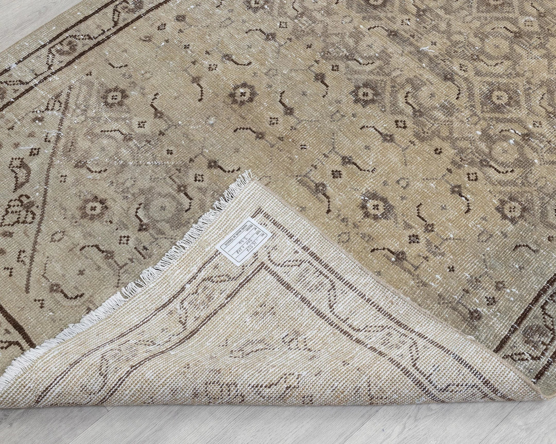 Multicolor Turkish Oushak Rug 3' 7" x 9' 10" Hand-Knotted | No. VR43930