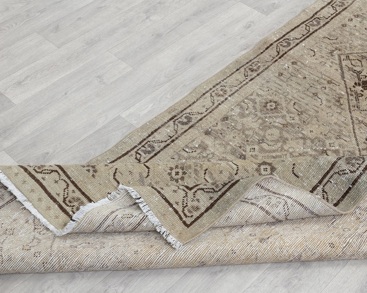 Multicolor Turkish Oushak Rug 3' 7" x 9' 10" Hand-Knotted | No. VR43930