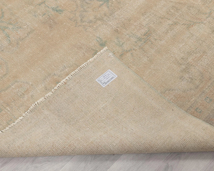 Multicolor Turkish Oushak Rug 5' 11" x 9' 6" Hand-Knotted | No. VR44021