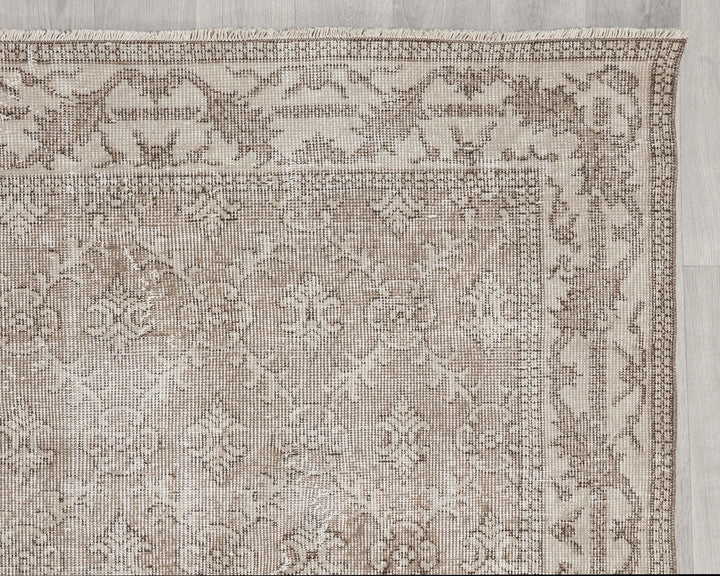 Multicolor Turkish Oushak Rug 7' 2" x 10' 5" Hand-Knotted | No. VR44488