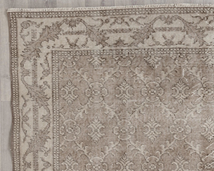 Multicolor Turkish Oushak Rug 7' 2" x 10' 5" Hand-Knotted | No. VR44488