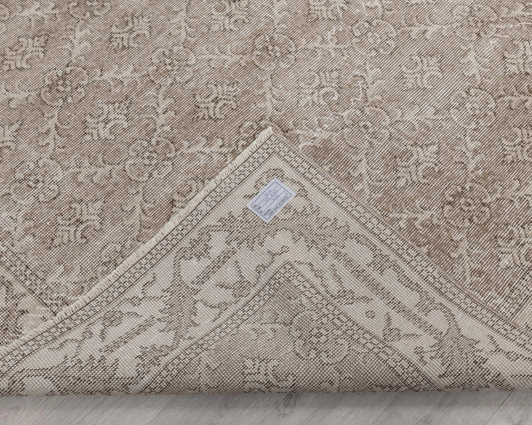 Multicolor Turkish Oushak Rug 7' 2" x 10' 5" Hand-Knotted | No. VR44488