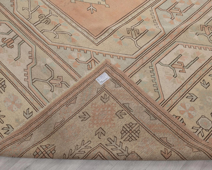 Multicolor Turkish Oushak Rug 10' x 13' 3" Hand-Knotted | No. VR44542