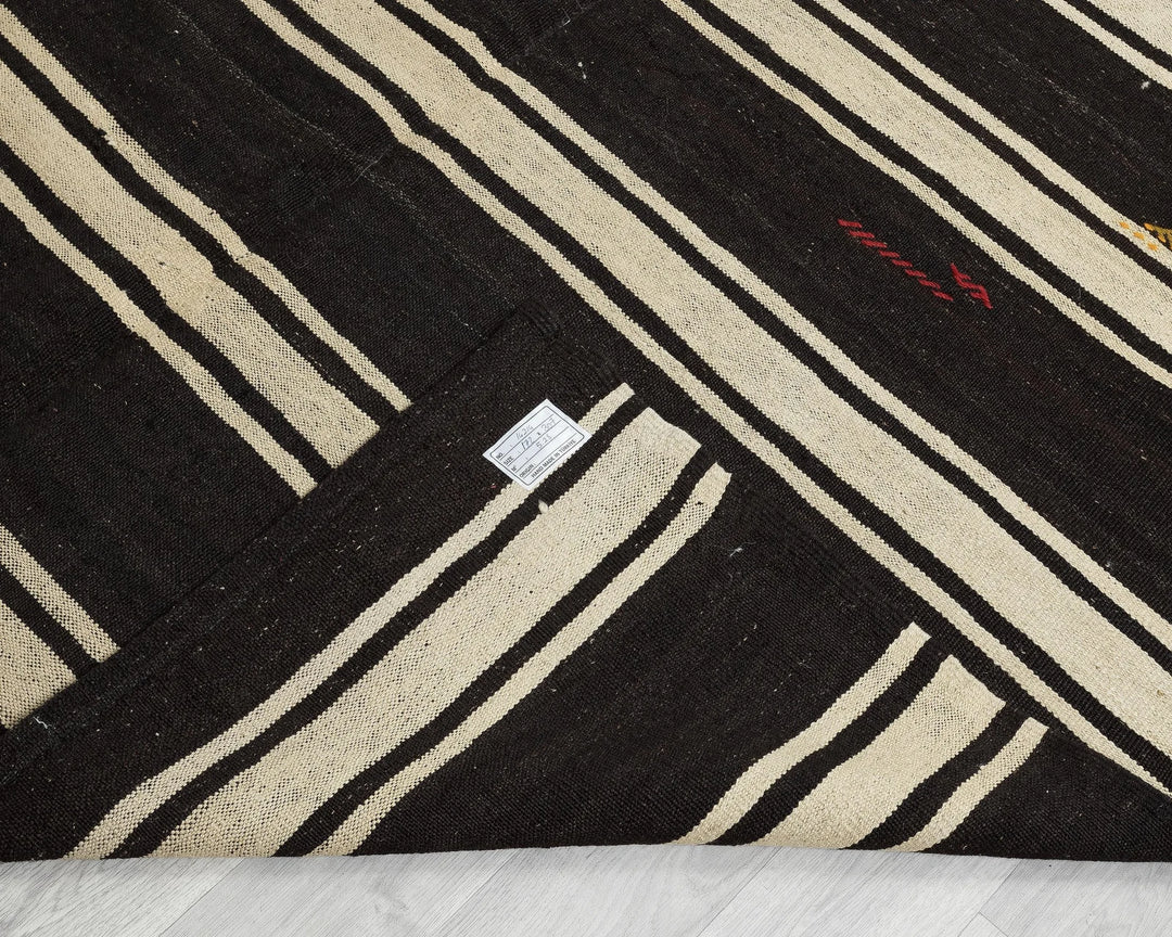Multicolor Turkish Kilim Rug 5' 7" x 10' 1" Flat-Weave | No. VR44710