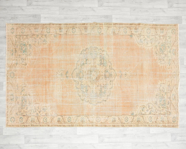 Multicolor Turkish Oushak Rug 5' x 7' 8" Hand-Knotted | No. VR44798