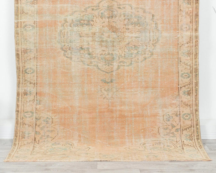 Multicolor Turkish Oushak Rug 5' x 7' 8" Hand-Knotted | No. VR44798