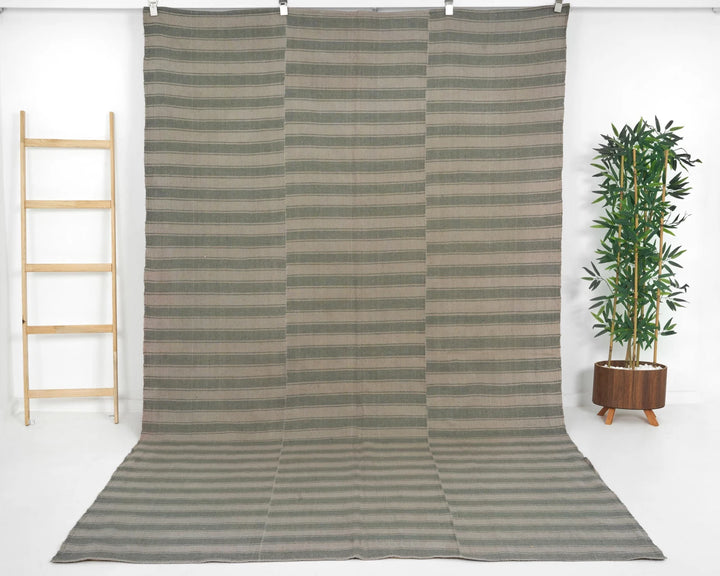 Multicolor Turkish Kilim Rug 6' 4" x 10' 4" Flat-Weave | No. VR44809