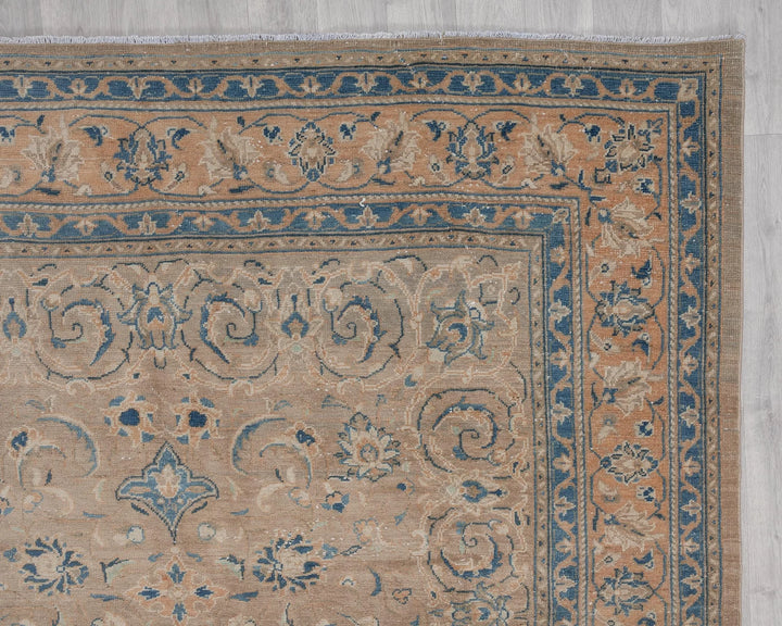 Multicolor Turkish Oushak Rug 7' 3" x 10' 8" Hand-Knotted | No. VR44927