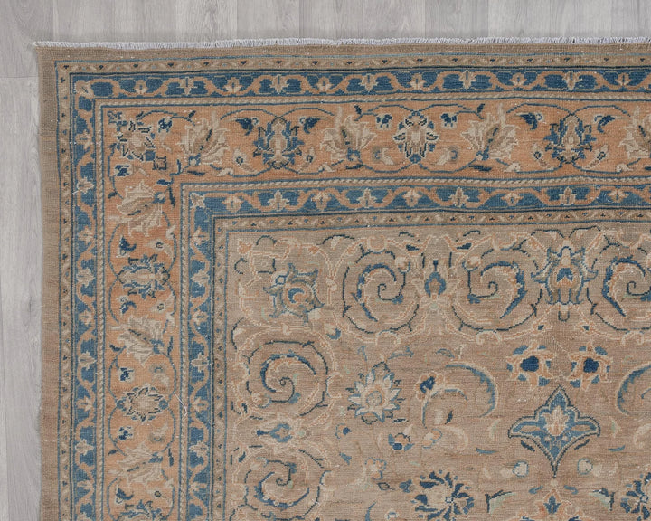 Multicolor Turkish Oushak Rug 7' 3" x 10' 8" Hand-Knotted | No. VR44927