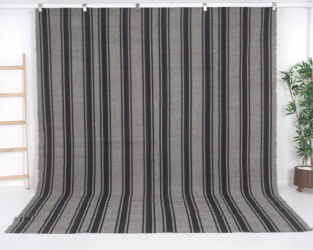 Multicolor Turkish Kilim Rug 8' 4" x 9' 10" Flat-Weave | No. VR44933