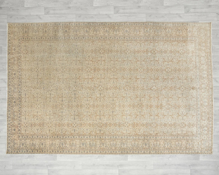 Multicolor Turkish Oushak Rug 6'8" x 9'8" Hand-Knotted | No. VR45049