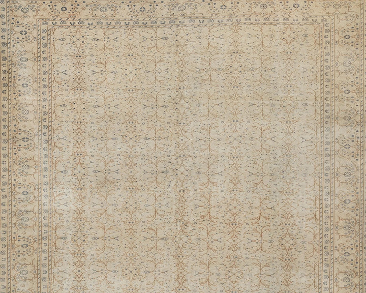 Multicolor Turkish Oushak Rug 6'8" x 9'8" Hand-Knotted | No. VR45049