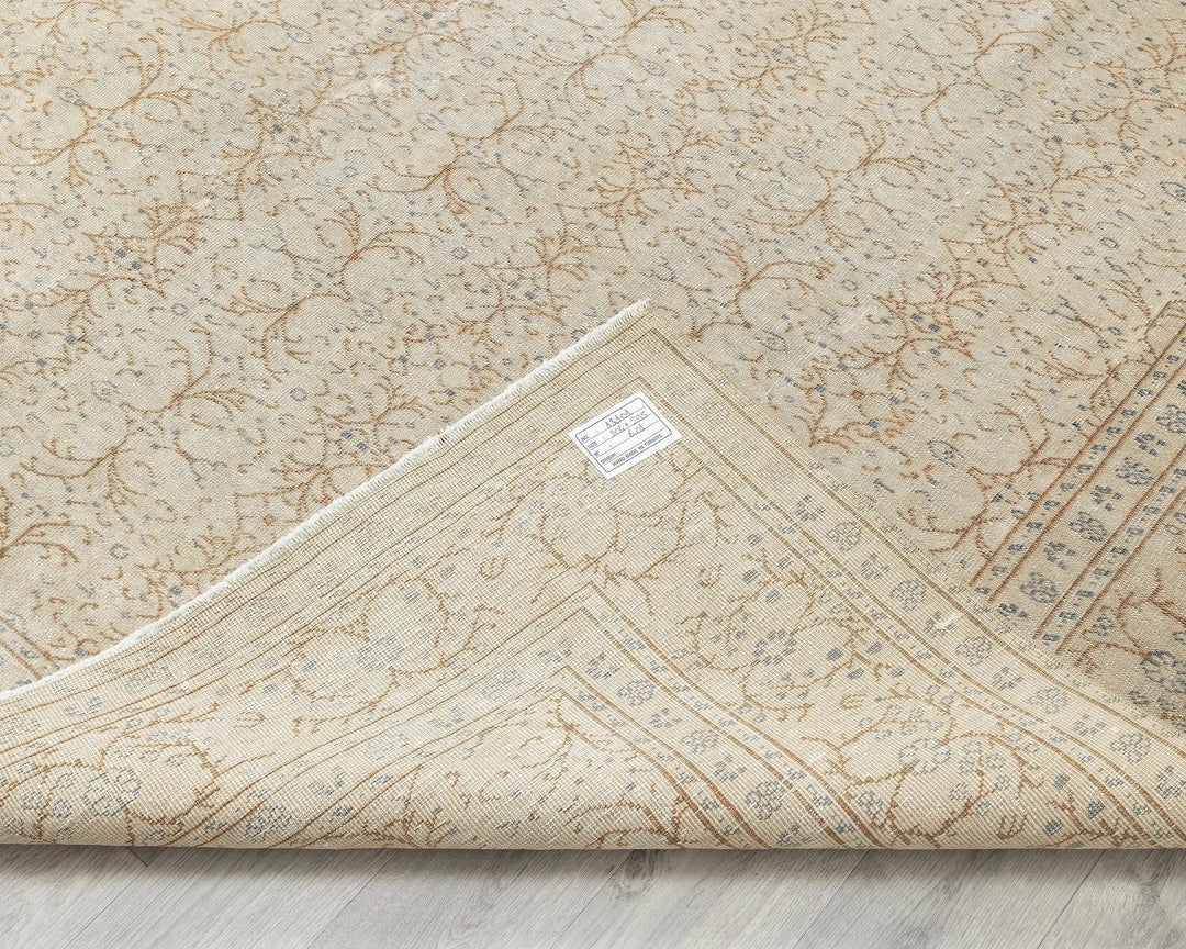 Multicolor Turkish Oushak Rug 6'8" x 9'8" Hand-Knotted | No. VR45049