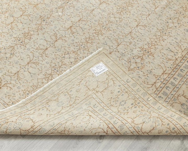 Multicolor Turkish Oushak Rug 6'8" x 9'8" Hand-Knotted | No. VR45049
