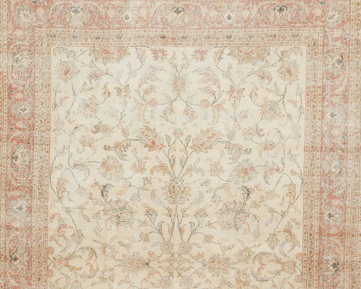 Beige Turkish Oushak Rug 6'7" x 9'8" Hand-Knotted view