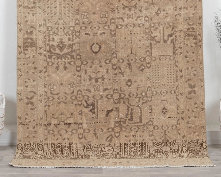 Multicolor Turkish Oushak Rug 5' 2" x 7' 8" Hand-Knotted | No. VR45442