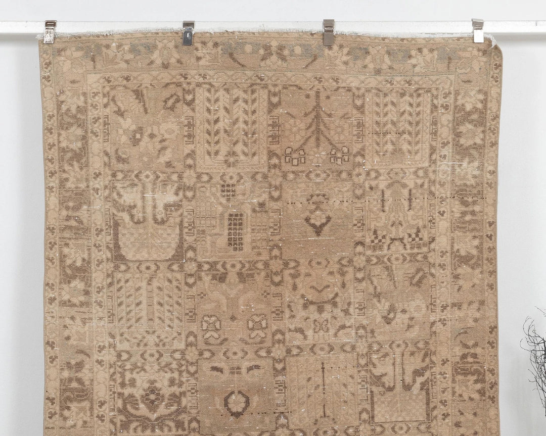 Multicolor Turkish Oushak Rug 5' 2" x 7' 8" Hand-Knotted | No. VR45442