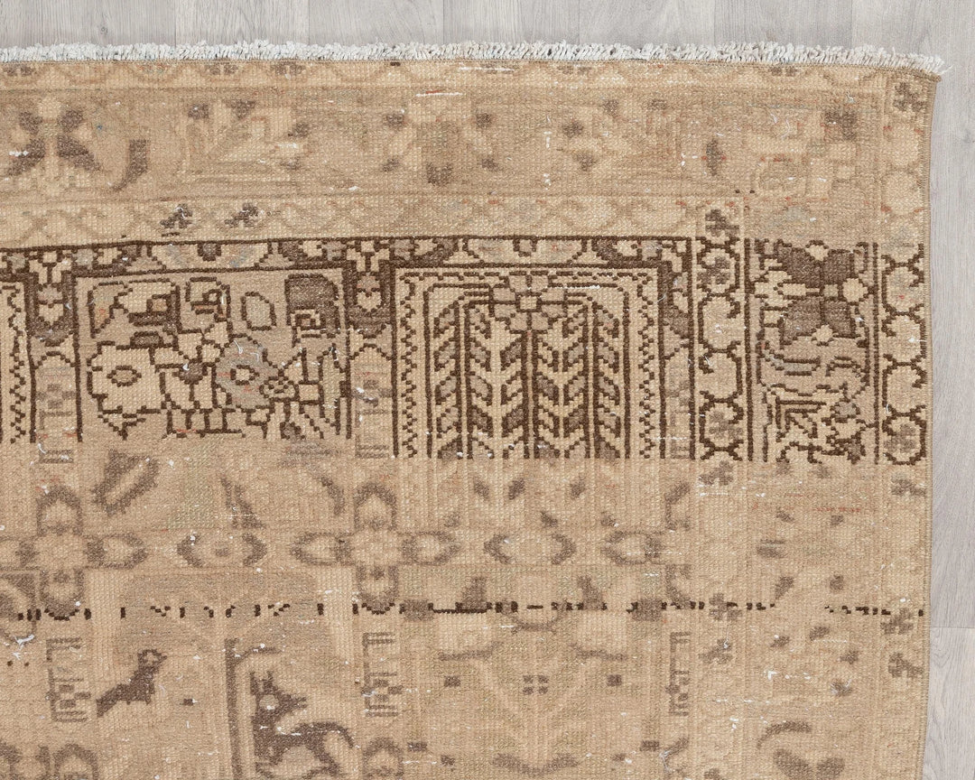 Multicolor Turkish Oushak Rug 5' 2" x 7' 8" Hand-Knotted | No. VR45442