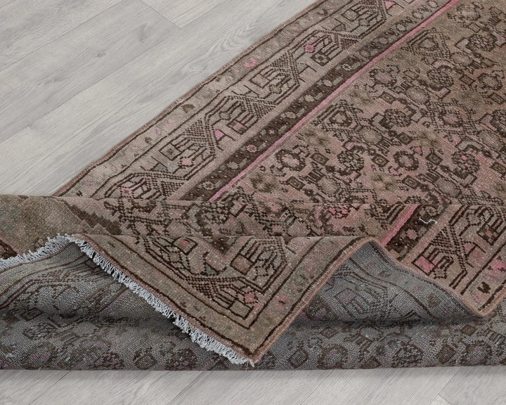 Multicolor Turkish Oushak Rug 3' 4" x 10' 2" Hand-Knotted | No. VR45533
