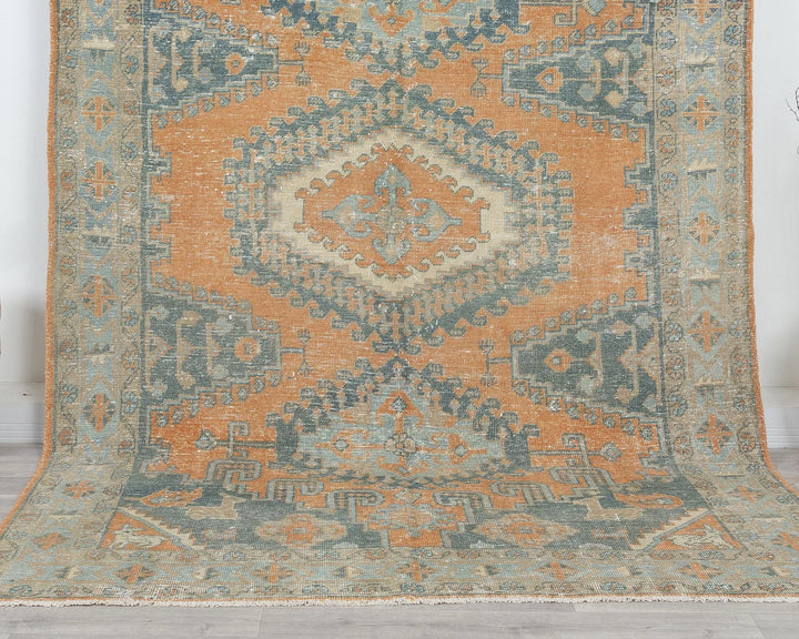 Multicolor Turkish Oushak Rug 6' 6" x 9' 5" Hand-Knotted view