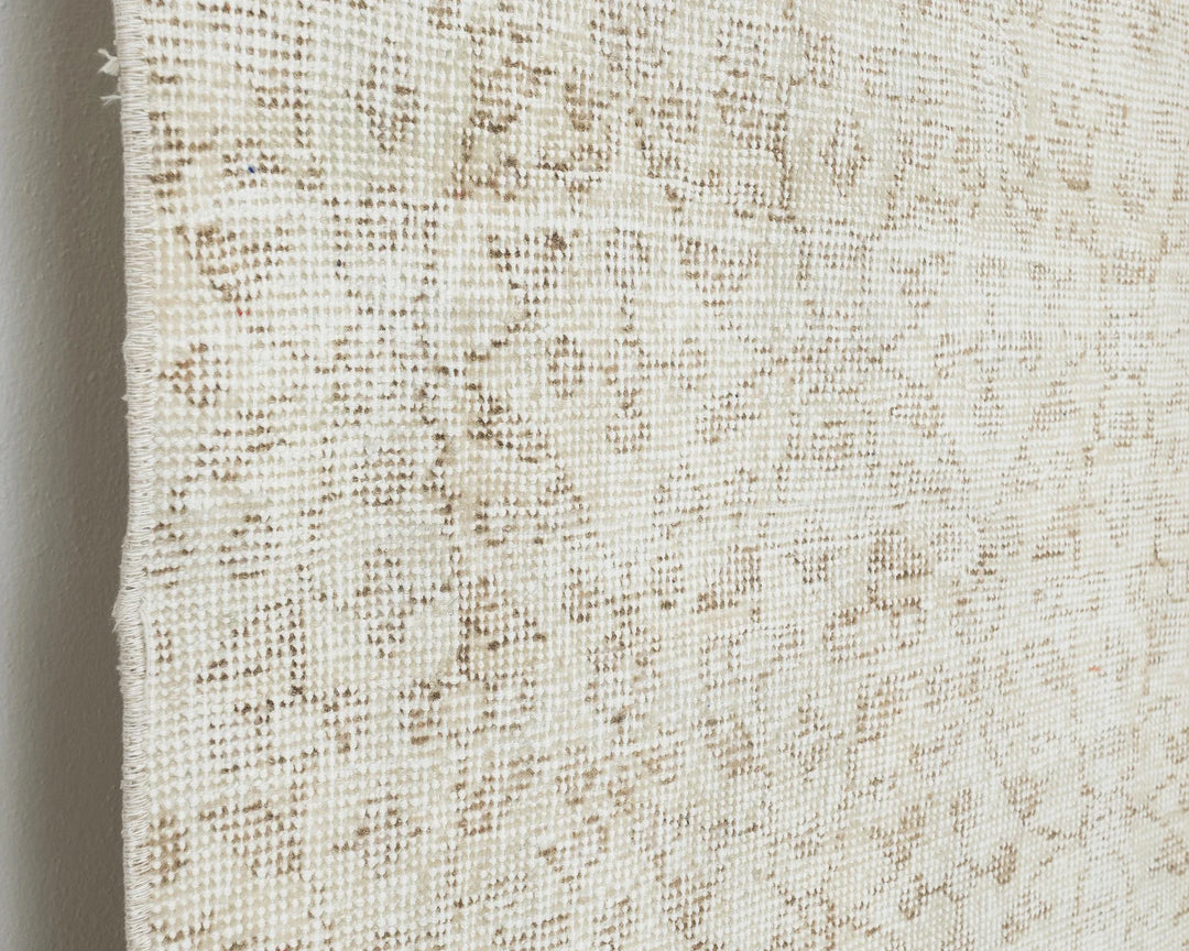 Beige Turkish Oushak Rug 6' 11" x 10' 2" Hand-Knotted | No. VR45539