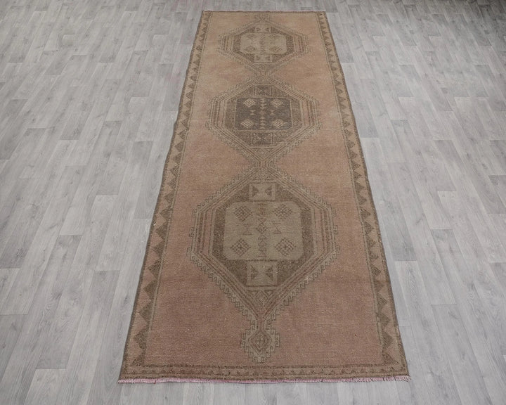 Brown Runner Rug 4' x 12' | No. VR45695