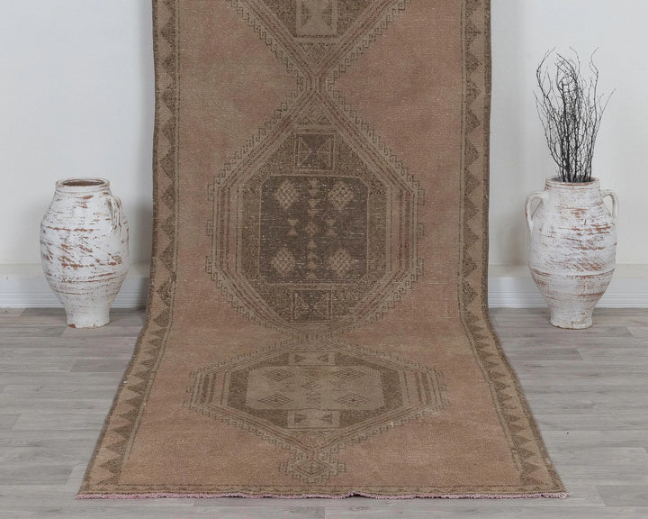 Brown Runner Rug 4' x 12' | No. VR45695