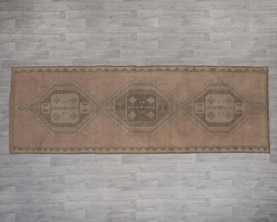 Brown Runner Rug 4' x 12' | No. VR45695