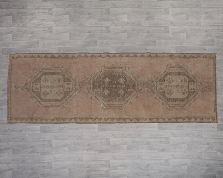 Brown Runner Rug 4' x 12' | No. VR45695