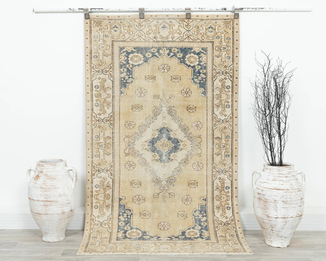 Pink Oushak Rug 3' 7" x 6' 3" | No. VR45719