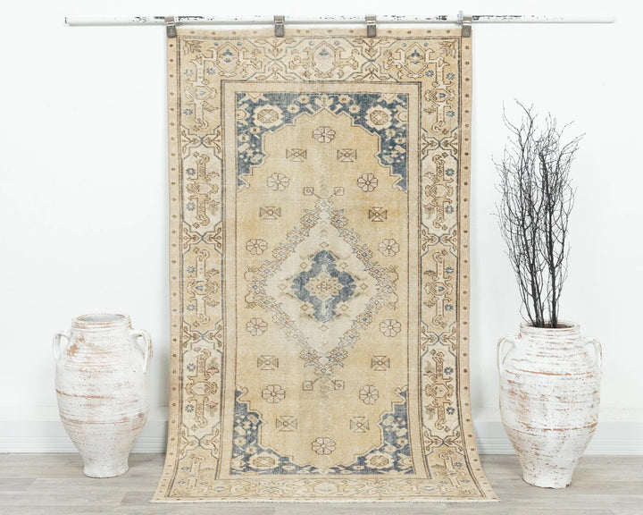 Pink Oushak Rug 3' 7" x 6' 3" | No. VR45719