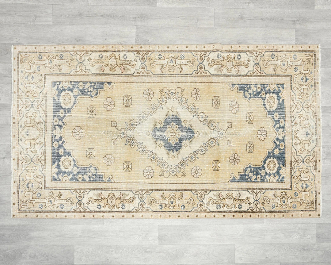 Pink Oushak Rug 3' 7" x 6' 3" | No. VR45719