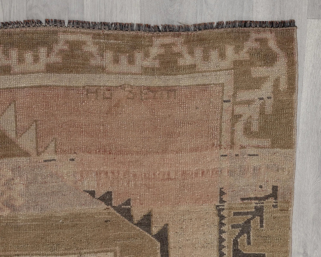 Beige Runner Rug 4' 9" x 12' 10" | No. VR45757
