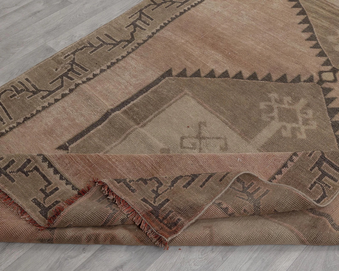 Beige Runner Rug 4' 9" x 12' 10" | No. VR45757