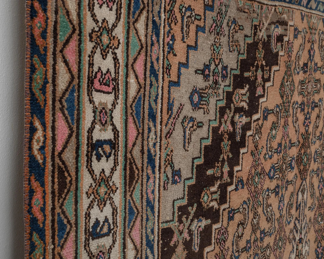 Multicolor Turkish Oushak Rug 6'7" x 10'3" Hand-Knotted | No. VR45811