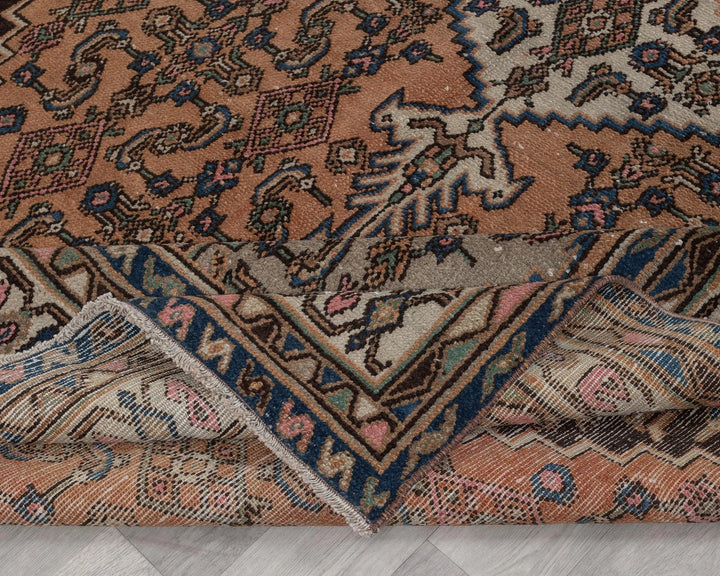 Multicolor Turkish Oushak Rug 6'7" x 10'3" Hand-Knotted | No. VR45811