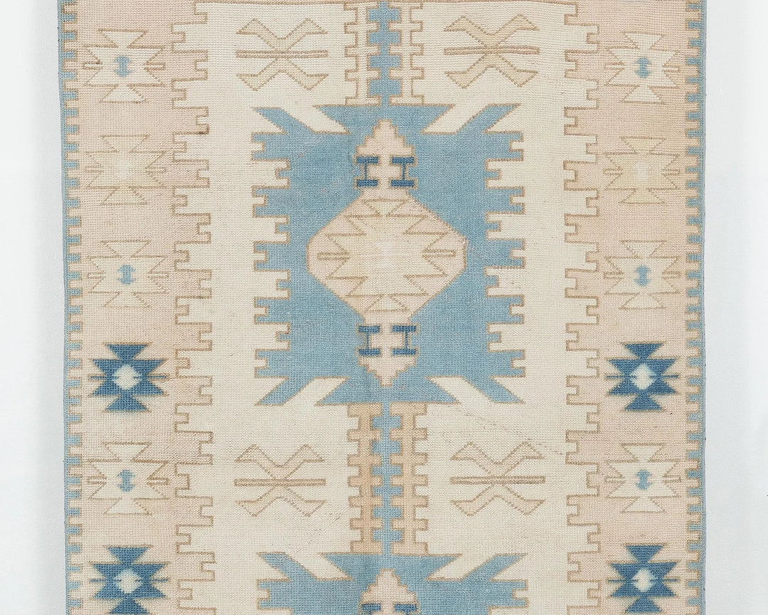 Blue Oushak Rug 4' 1" x 6' 11" | No. VR45936