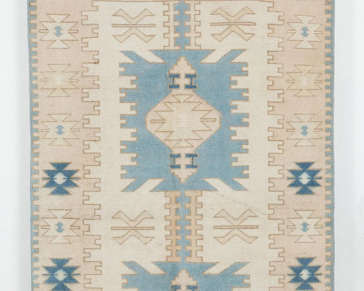 Blue Oushak Rug 4' 1" x 6' 11" | No. VR45936
