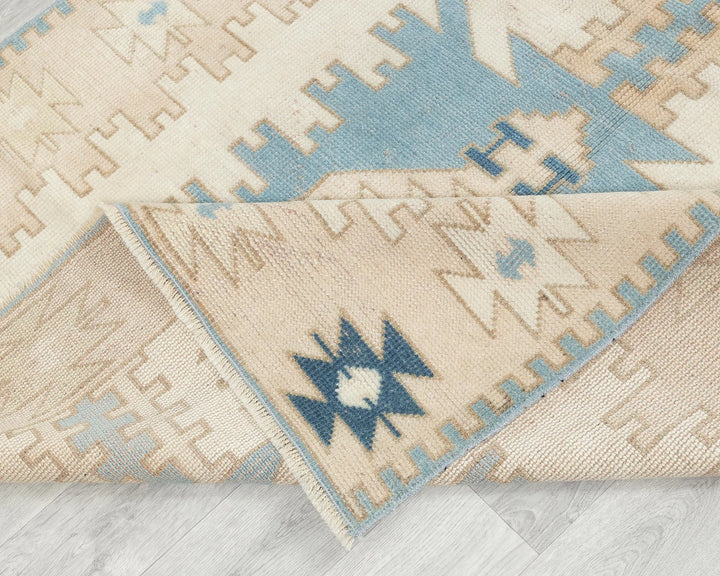 Blue Oushak Rug 4' 1" x 6' 11" | No. VR45936