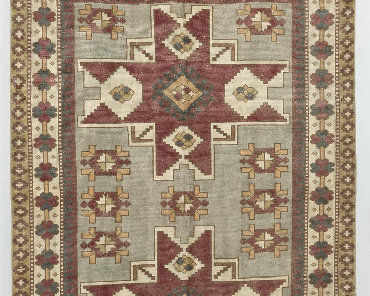 Multicolor Turkish Oushak Rug 5' x 7' 6" Hand-Knotted | No. VR45985