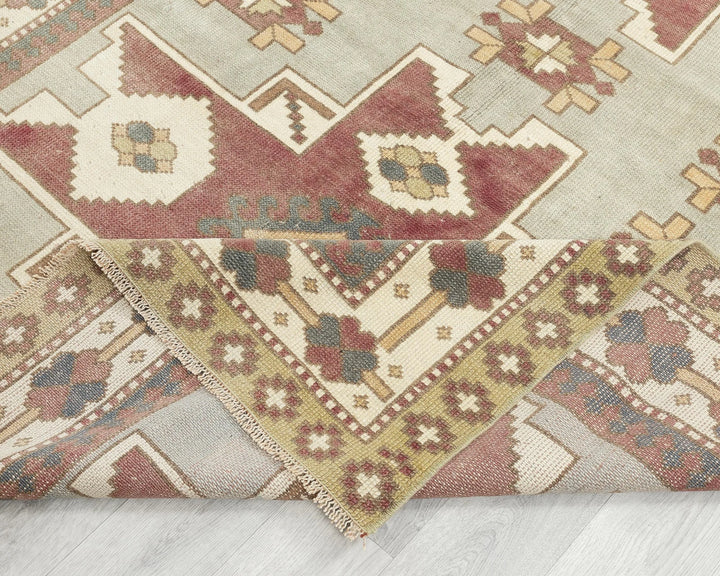 Multicolor Turkish Oushak Rug 5' x 7' 6" Hand-Knotted | No. VR45985