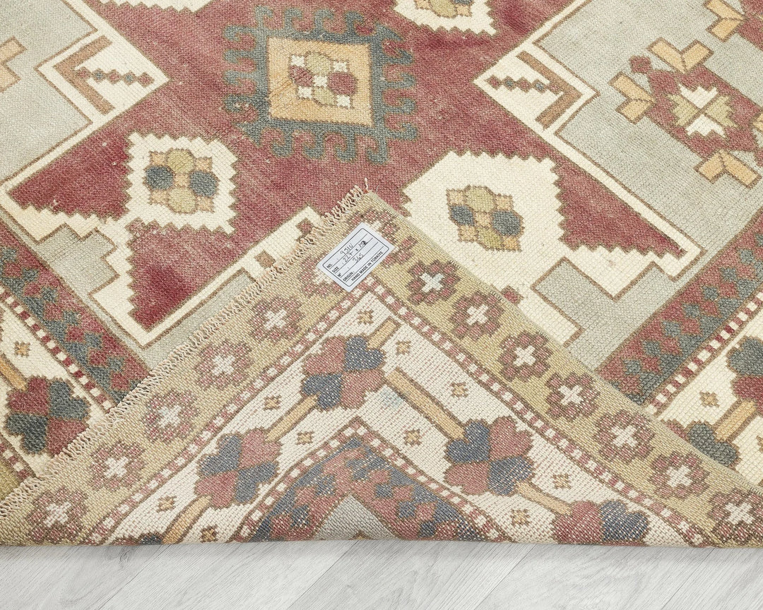 Multicolor Turkish Oushak Rug 5' x 7' 6" Hand-Knotted | No. VR45985