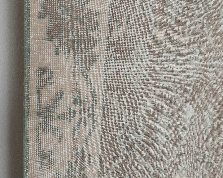 Multicolor Turkish Oushak Rug 6' 11" x 9' 10" Hand-Knotted | No. VR46384