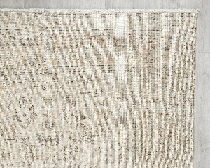 Multicolor Turkish Oushak Rug 7' 1" x 10' 4" Hand-Knotted | No. VR46417