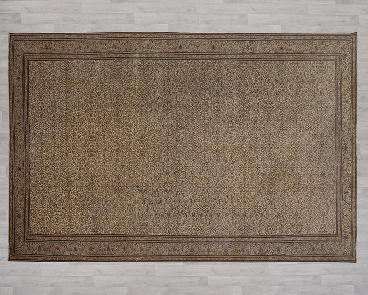 Multicolor Turkish Oushak Rug 9'6" x 13'5" Hand-Knotted | No. VR46524