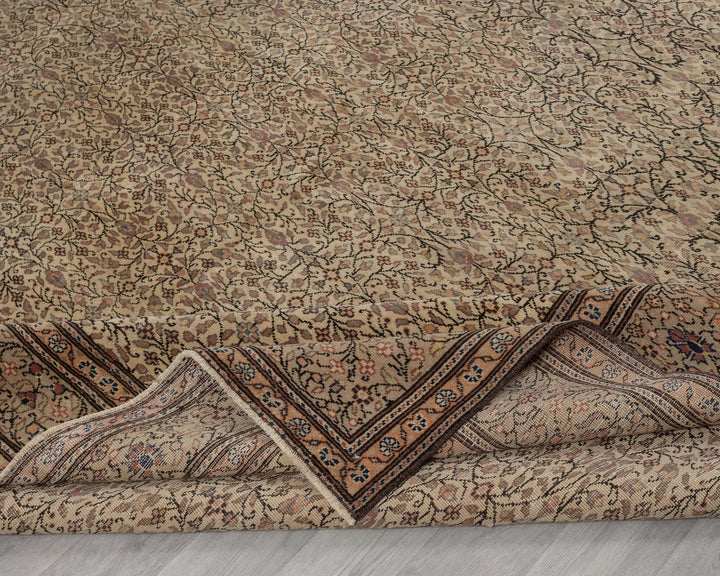 Multicolor Turkish Oushak Rug 9'6" x 13'5" Hand-Knotted | No. VR46524