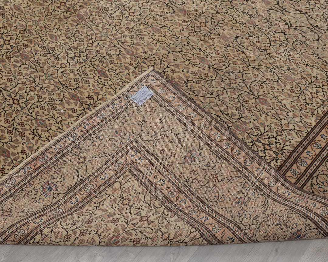 Multicolor Turkish Oushak Rug 9'6" x 13'5" Hand-Knotted | No. VR46524
