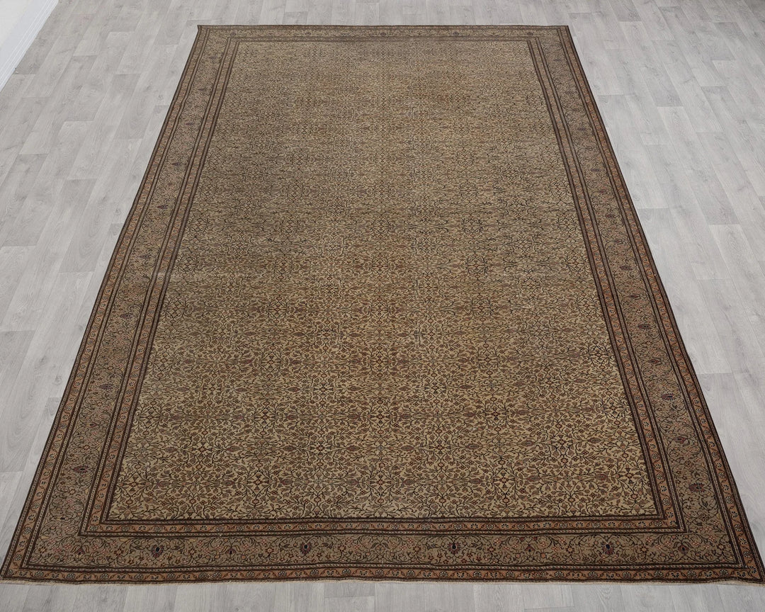Multicolor Turkish Oushak Rug 9'6" x 13'5" Hand-Knotted | No. VR46524